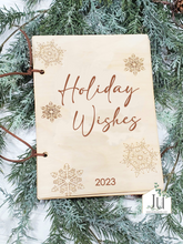 Load image into Gallery viewer, Christmas - Wood Engraved Card Keeper