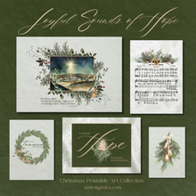 Load image into Gallery viewer, Joyful Sounds of Hope Christmas Printable Art Collection