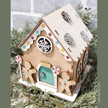Load image into Gallery viewer, Gingerbread House - Wood DIY Kit
