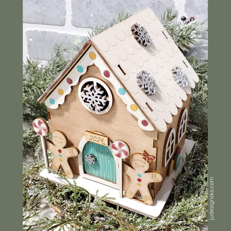 Gingerbread House - Wood DIY Kit
