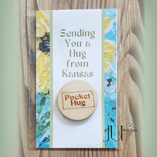 Load image into Gallery viewer, Kansas Themed Pocket Hug Token | Thinking of You Gift