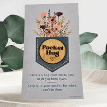 Load image into Gallery viewer, Encouraging Pocket Hugs: Wood Tokens & Inspiring Cards