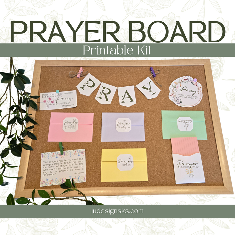 Prayer Board Printable Kit