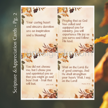 Load image into Gallery viewer, Christian Ministry Appreciation - Printable Cards
