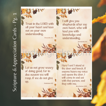 Load image into Gallery viewer, Christian Ministry Appreciation - Printable Cards