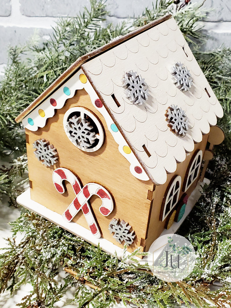 Gingerbread House - Wood DIY Kit