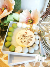 Load image into Gallery viewer, Wristlet Keychain with Engraved Wood Charm