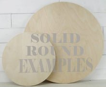 Load image into Gallery viewer, Last Name 14" Wood Round Personalized Sign