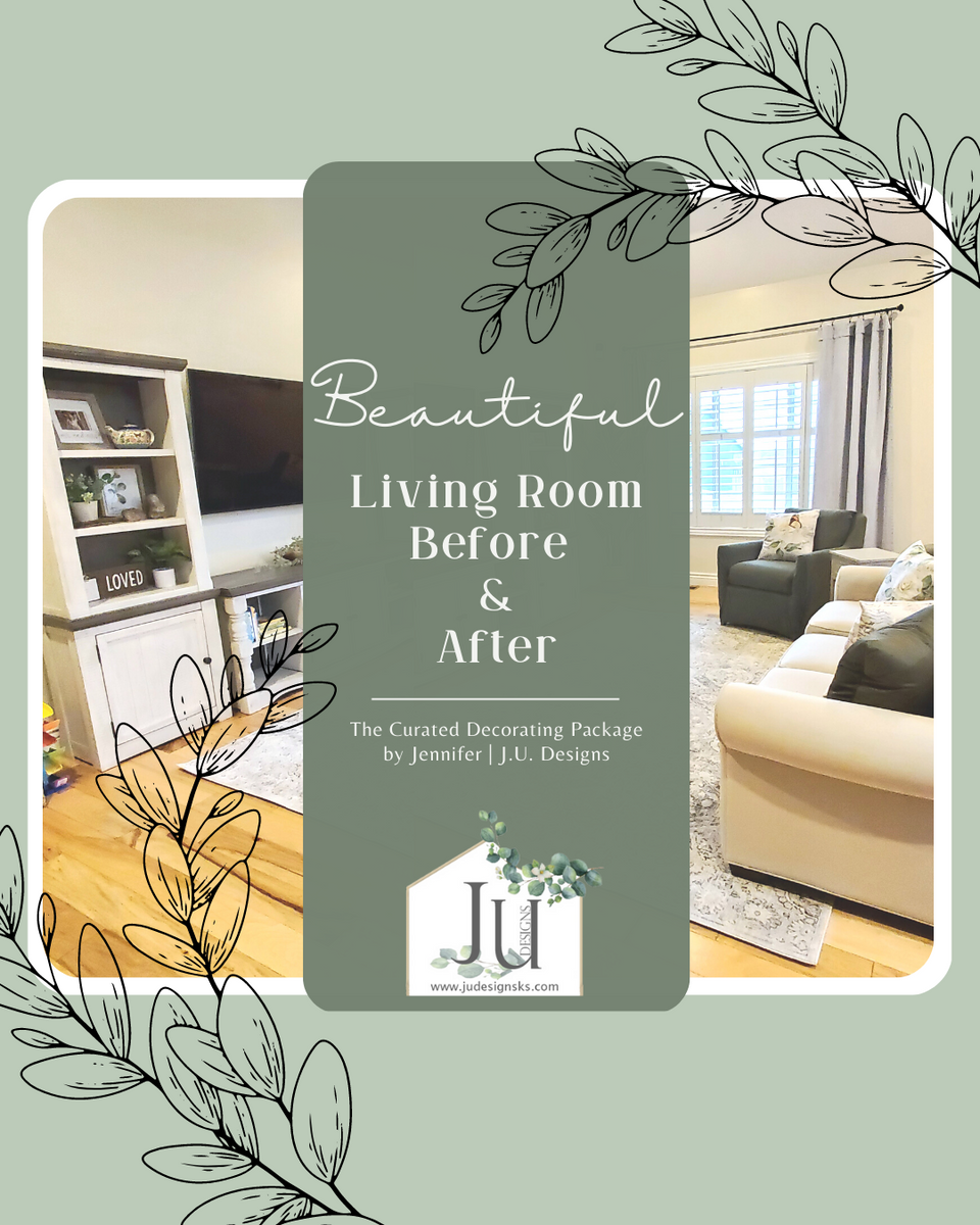 A Beautiful Living Room Transformation! – J.U. Designs