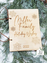 Load image into Gallery viewer, Christmas - Wood Engraved Card Keeper
