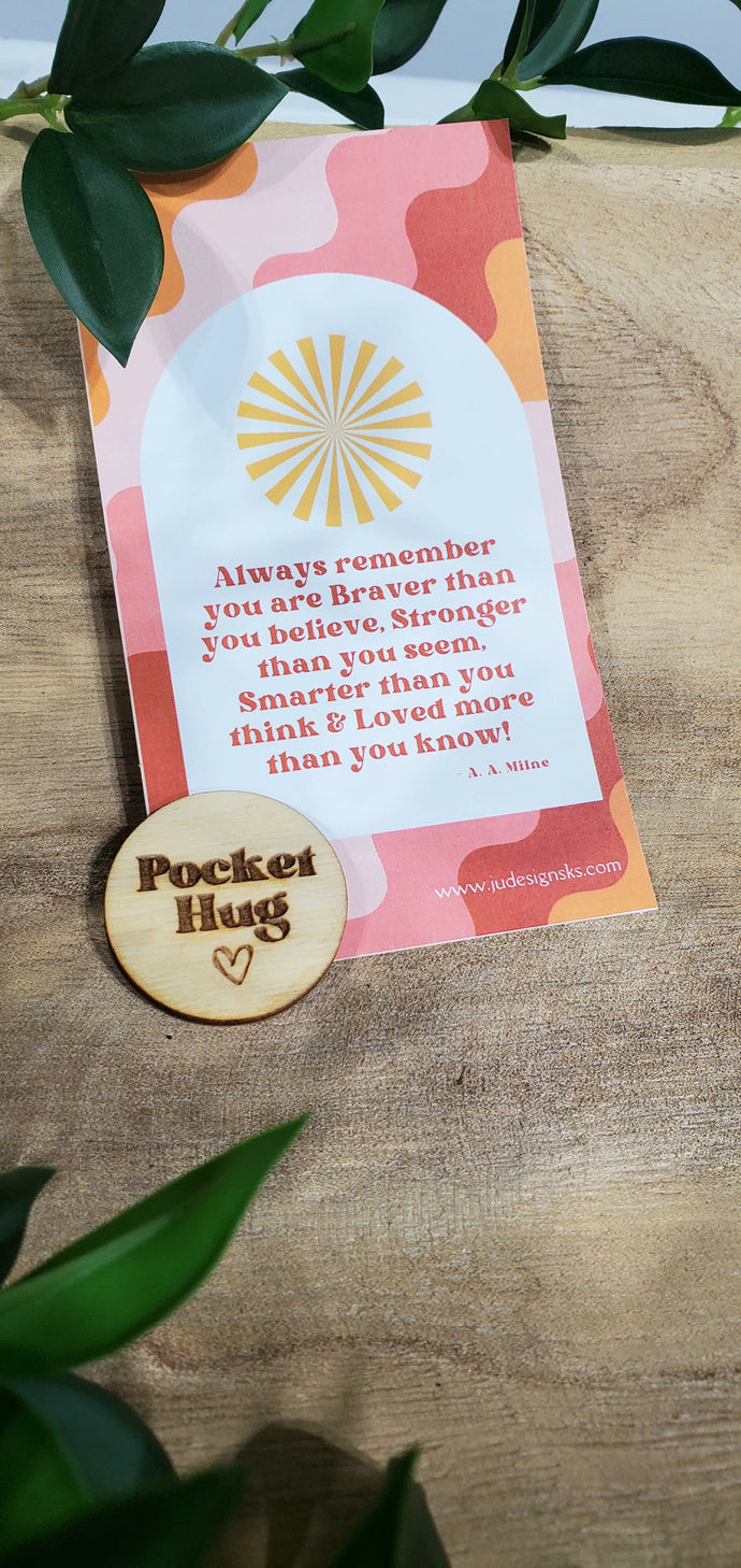 Pocket Hug Token | Thinking of You Gift | Gift of Encouragement