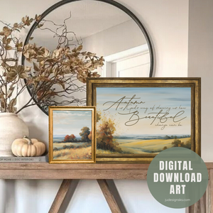 Autumn's Simple Blessings - Digital Download Art Set