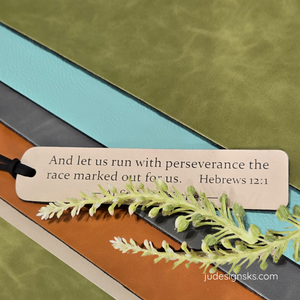 Bookmarks - Engraved Leatherette