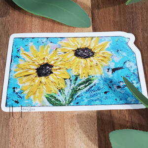 Prairie Sunflower Dreams - Vinyl Sticker