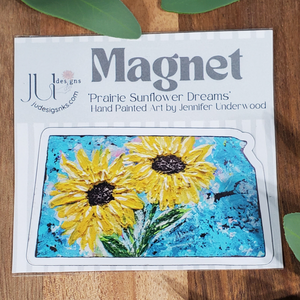 Prairie Sunflower Dreams - Magnet