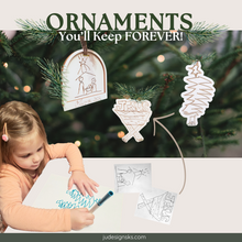 Load image into Gallery viewer, Keepsake Christmas Ornaments from Kids Art
