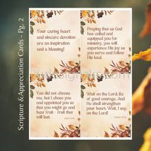 Load image into Gallery viewer, Christian Ministry Appreciation - Printable Cards
