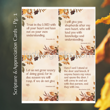 Load image into Gallery viewer, Christian Ministry Appreciation - Printable Cards
