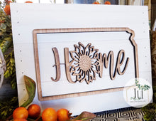 Load image into Gallery viewer, Kansas Home Pallet Sign

