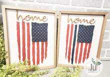 Load image into Gallery viewer, USA Flag Signs - Home &amp; Law Enforcement
