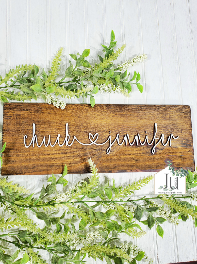 Personalized First Name Signs