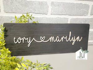 Personalized First Name Signs