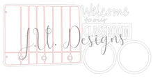 Load image into Gallery viewer, Digital Laser Cut File - Classroom Interchangeable Hanging Sign
