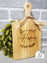 Load image into Gallery viewer, Home Sweet Home Engraved Cutting Board
