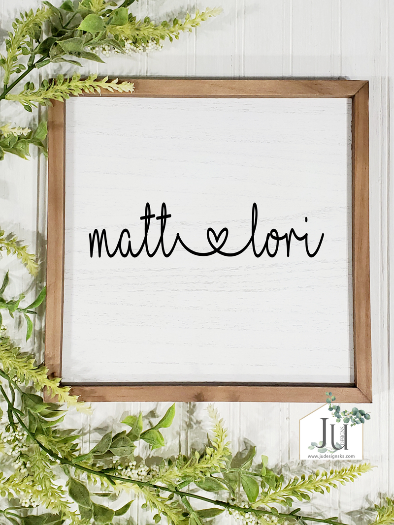 Personalized First Name Signs
